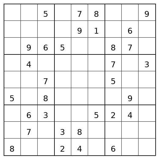 Medium Sudoku Puzzle 53 preview