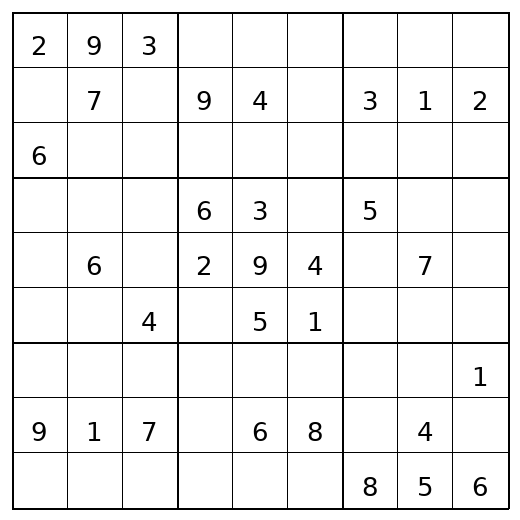 Medium Sudoku Puzzle 58 preview