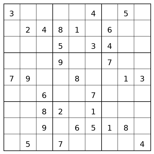 Medium Sudoku Puzzle 65 preview