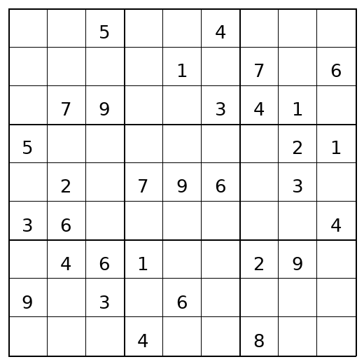 Medium Sudoku Puzzle 72 preview