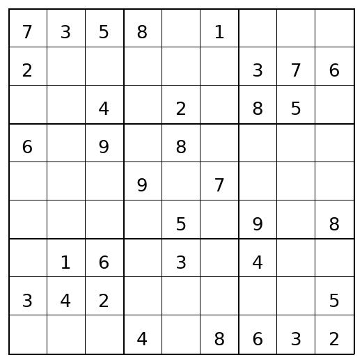 Medium Sudoku Puzzle 74 preview