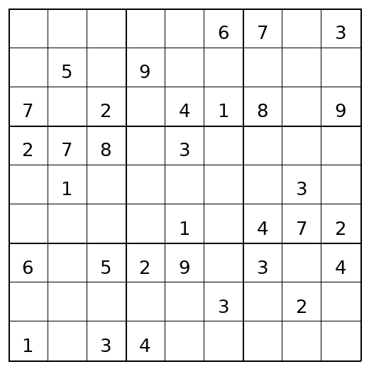 Medium Sudoku Puzzle 77 preview