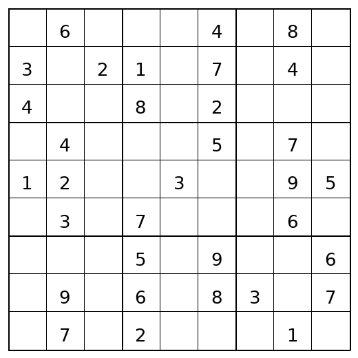 Medium Sudoku Puzzle 80 preview