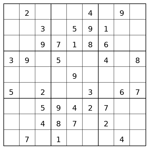 Medium Sudoku Puzzle 82 preview