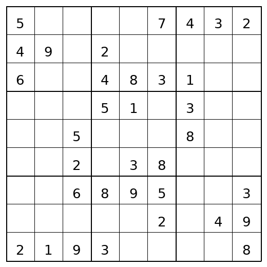 Medium Sudoku Puzzle 90 preview
