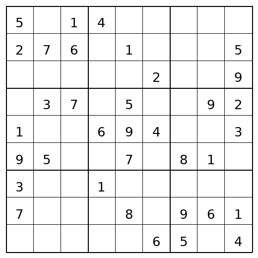 Medium Sudoku Puzzle 93 preview