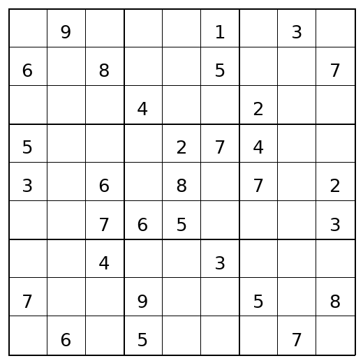 Medium Sudoku Puzzle 95 preview
