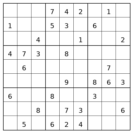 Medium Sudoku Puzzle 96 preview