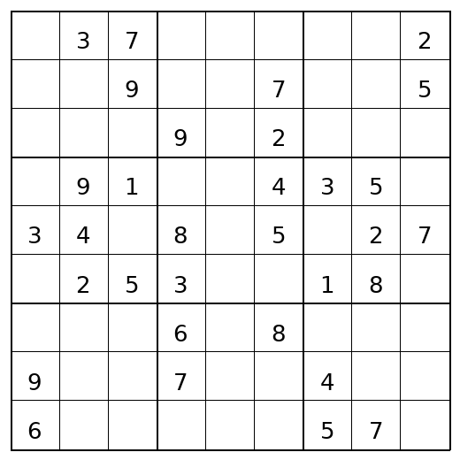 Medium Sudoku Puzzle 97 preview